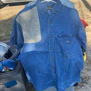 Remington Blue Denim Casual Shirt medium